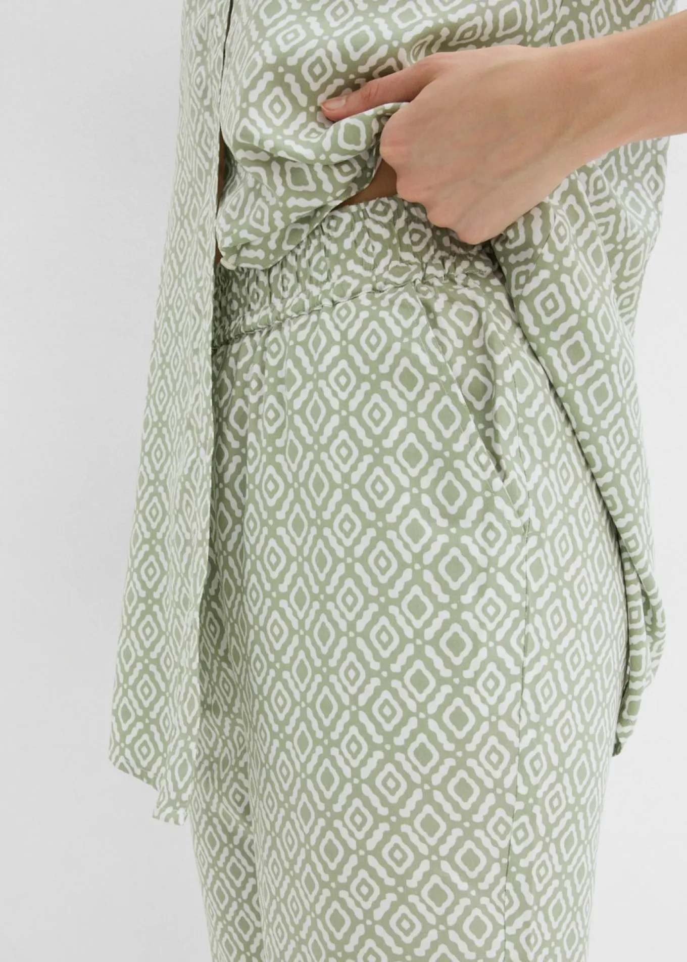 Pantalón bombacho de viscosa