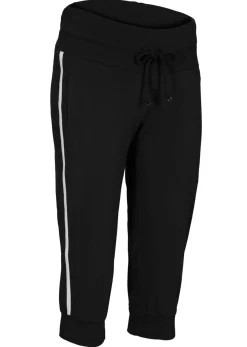 Pantalón bombacho elástico y deportivo de largo 3/4