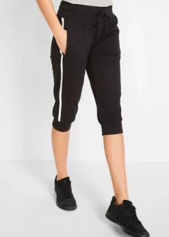 Pantalón bombacho elástico y deportivo de largo 3/4