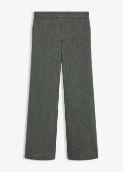 Pantalón bootcut de estilo tweed