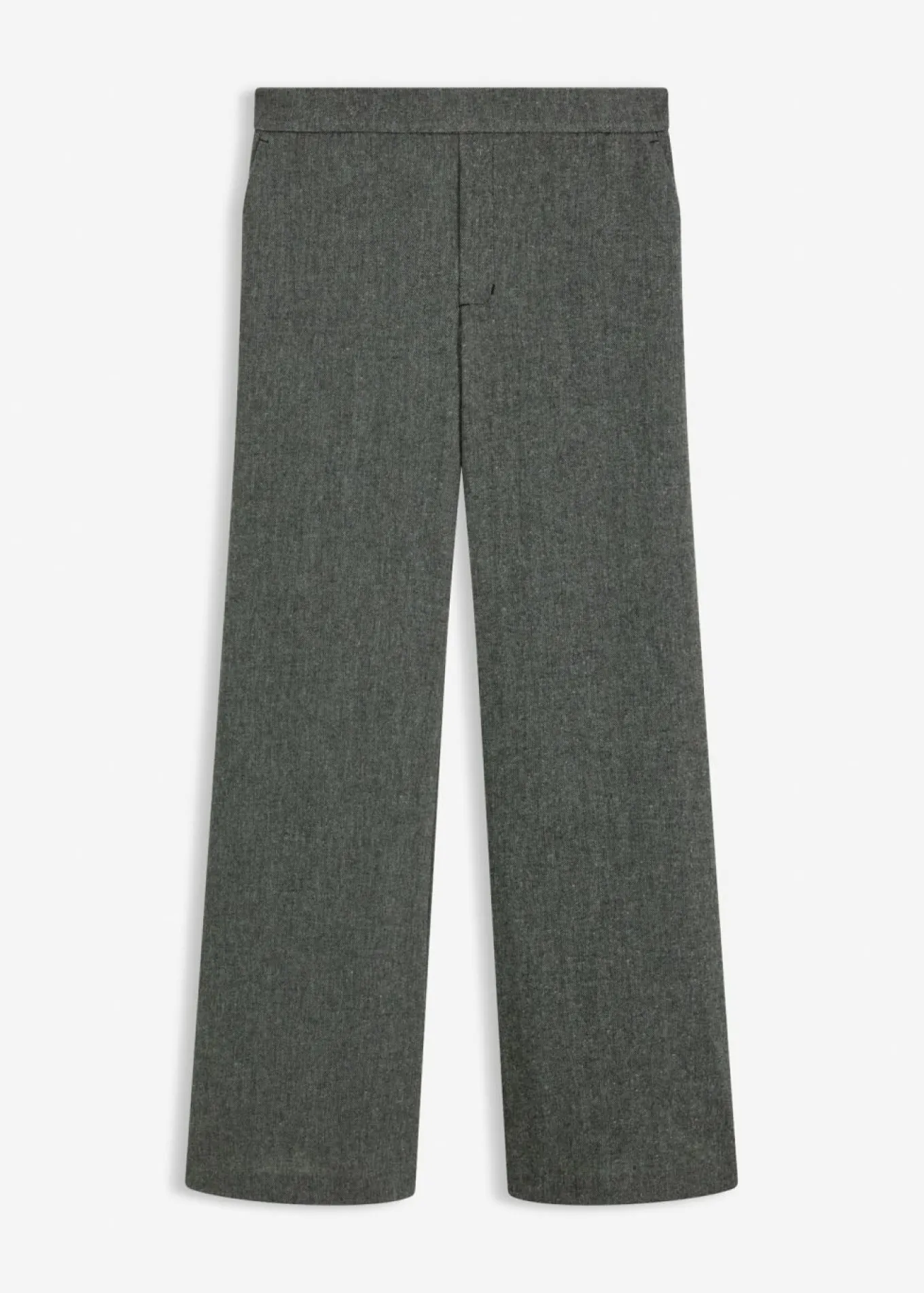 Pantalón bootcut de estilo tweed