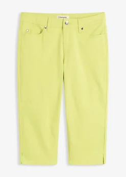 Pantalón capri con cintura cómoda