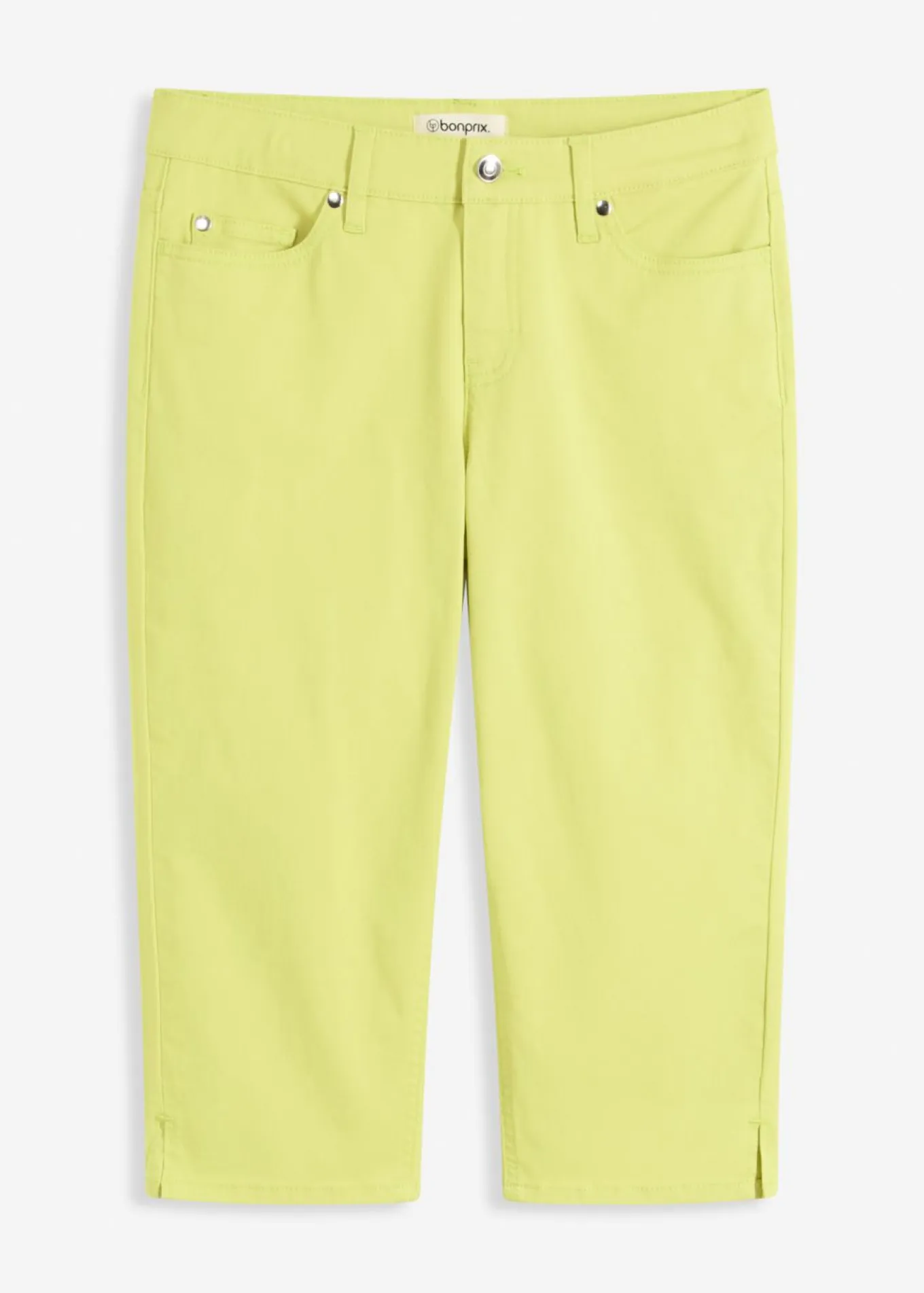 Pantalón capri con cintura cómoda