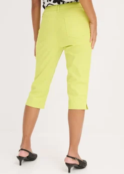 Pantalón capri con cintura cómoda