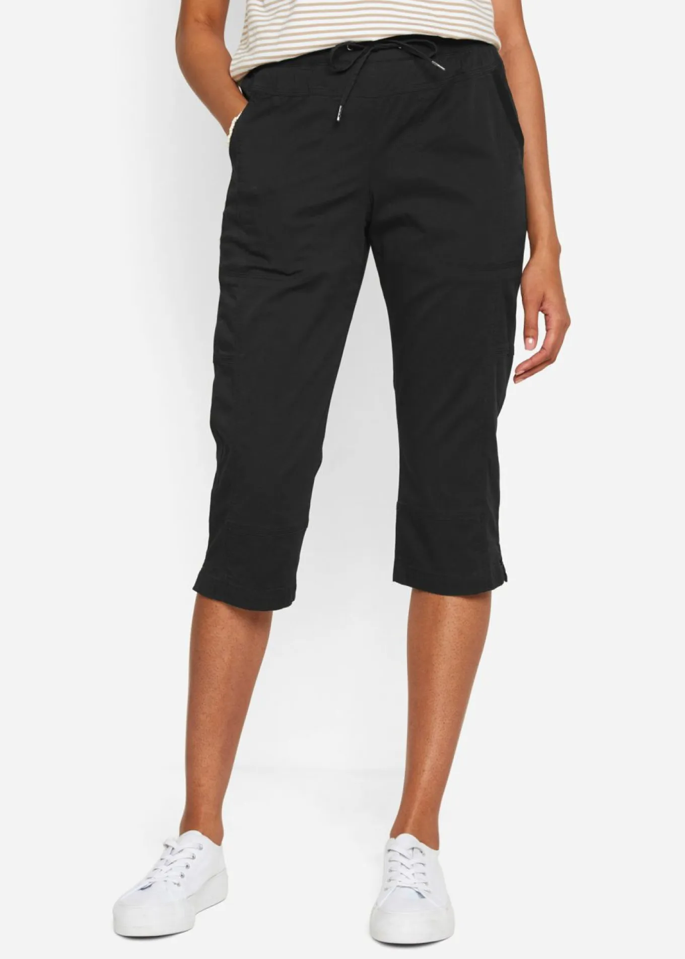 Pantalón capri con cordón