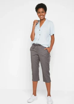 Pantalón capri con cordón