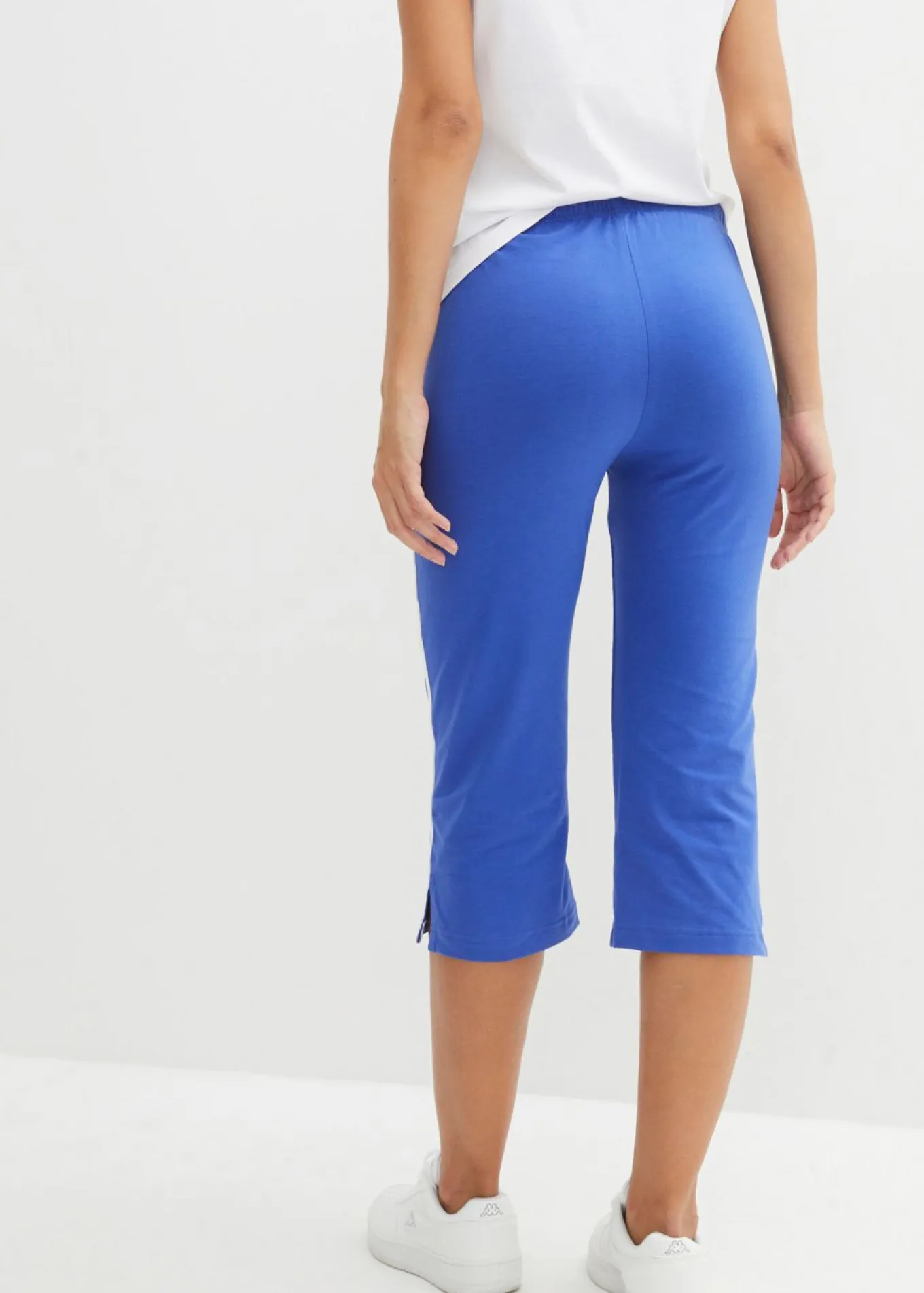 Pantalón capri de algodón con elástico (2 unidades)