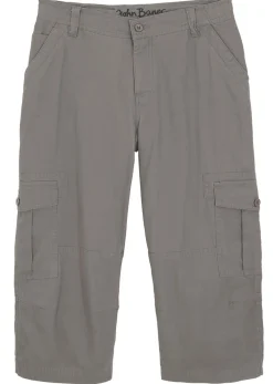 Pantalón capri de algodón puro con corte holgado
