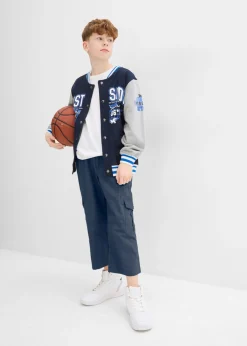 Pantalón capri de algodón puro con corte holgado