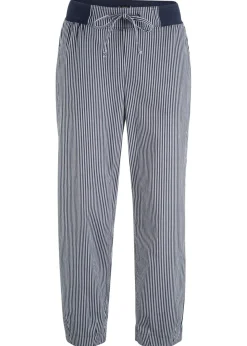 Pantalón capri de lino