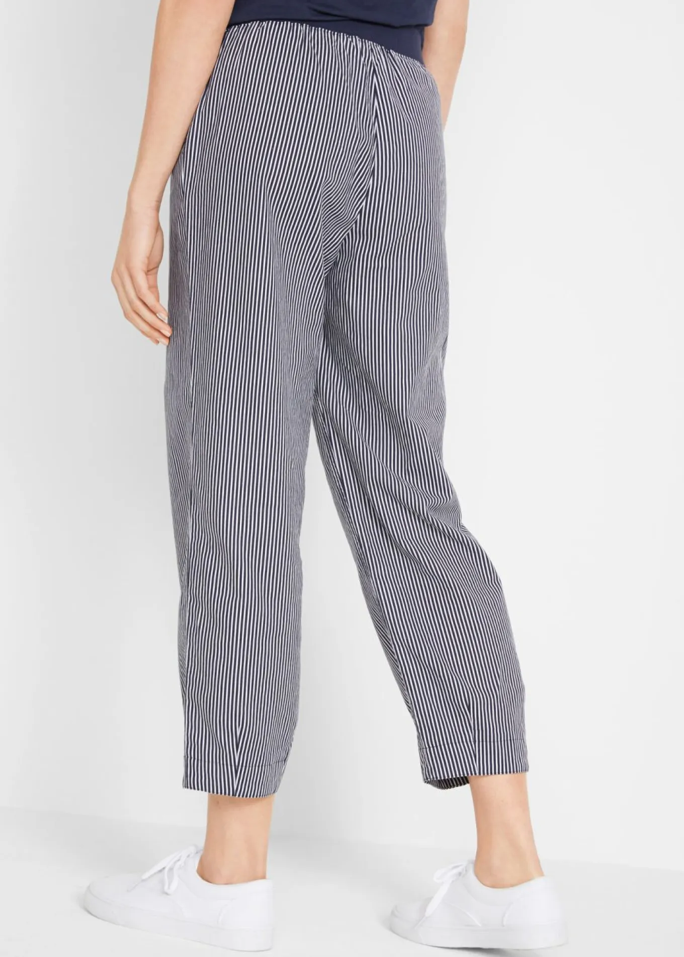 Pantalón capri de lino