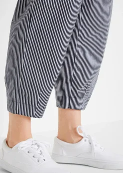 Pantalón capri de lino