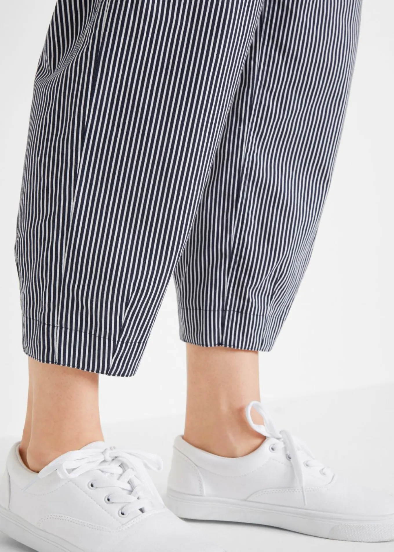 Pantalón capri de lino