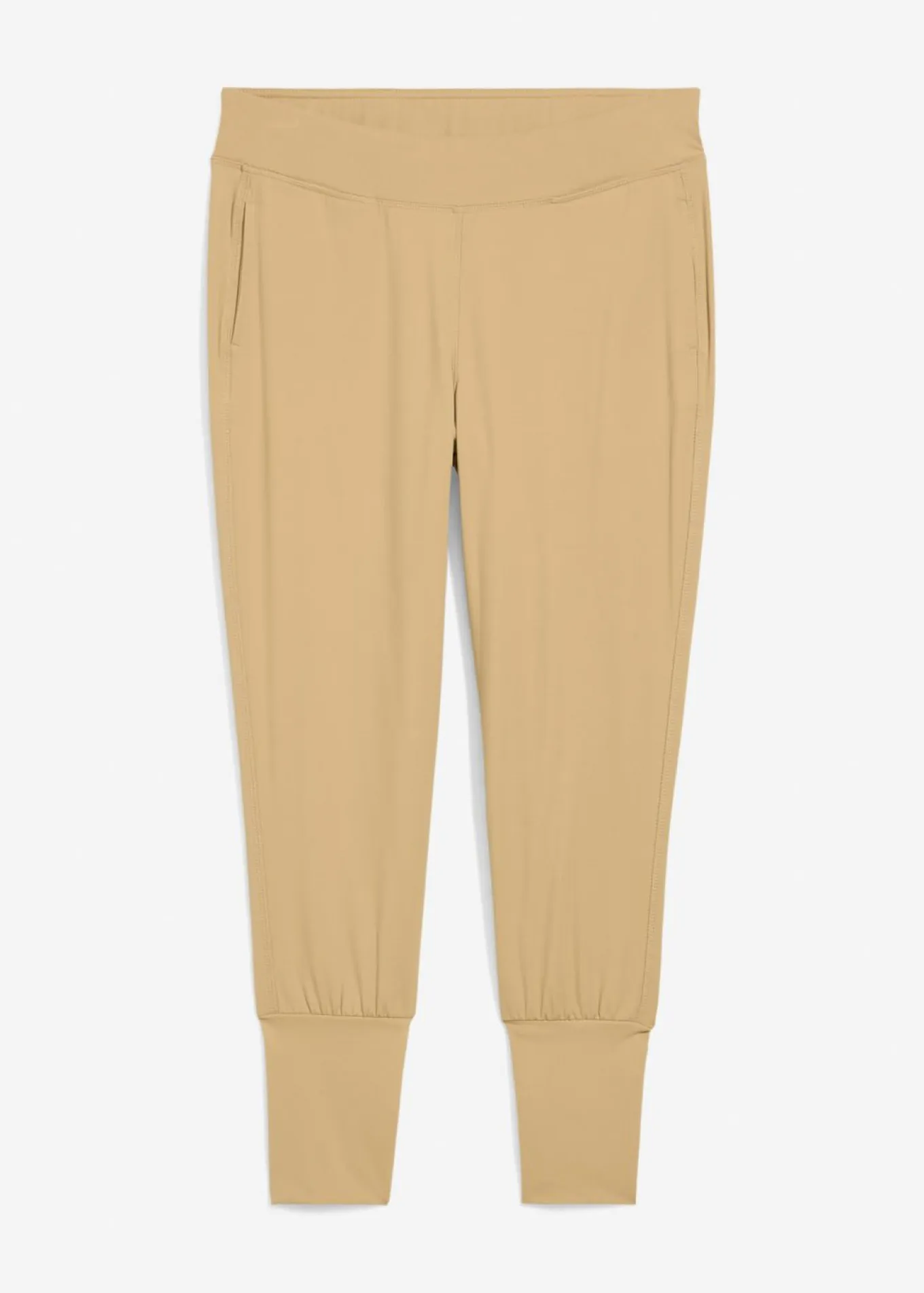 Pantalón capri de material suave