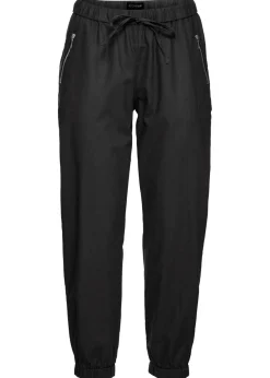 Pantalón capri de mezcla ligera de lino
