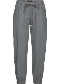 Pantalón capri de mezcla ligera de lino