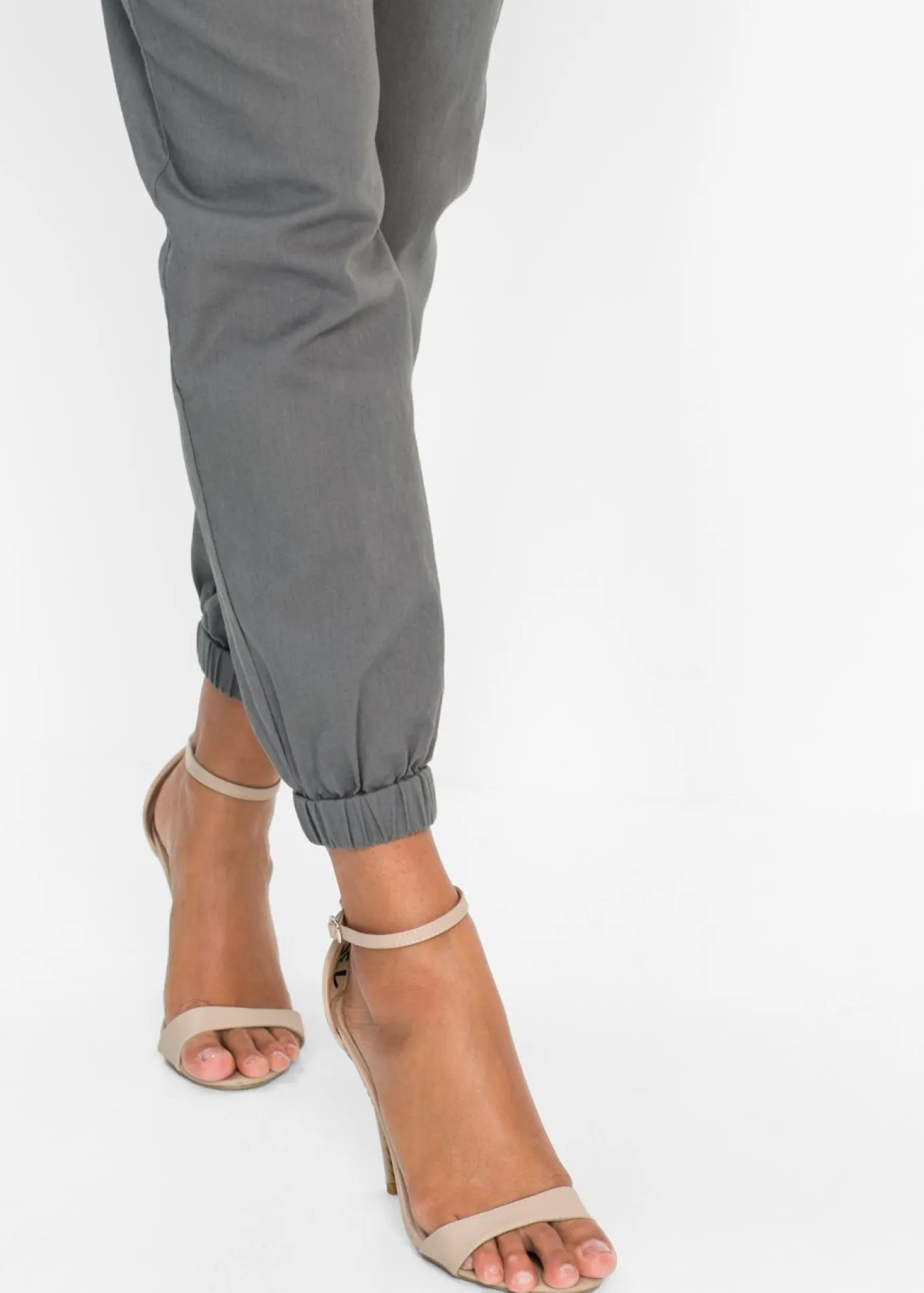 Pantalón capri de mezcla ligera de lino