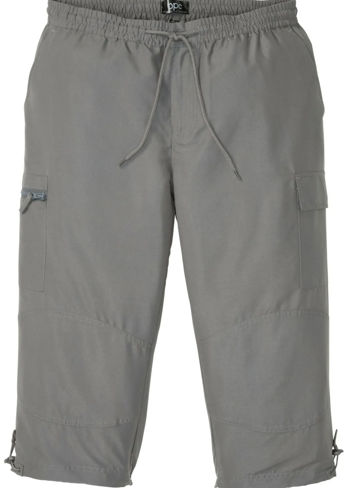 Pantalón capri de microfibra con corte regular