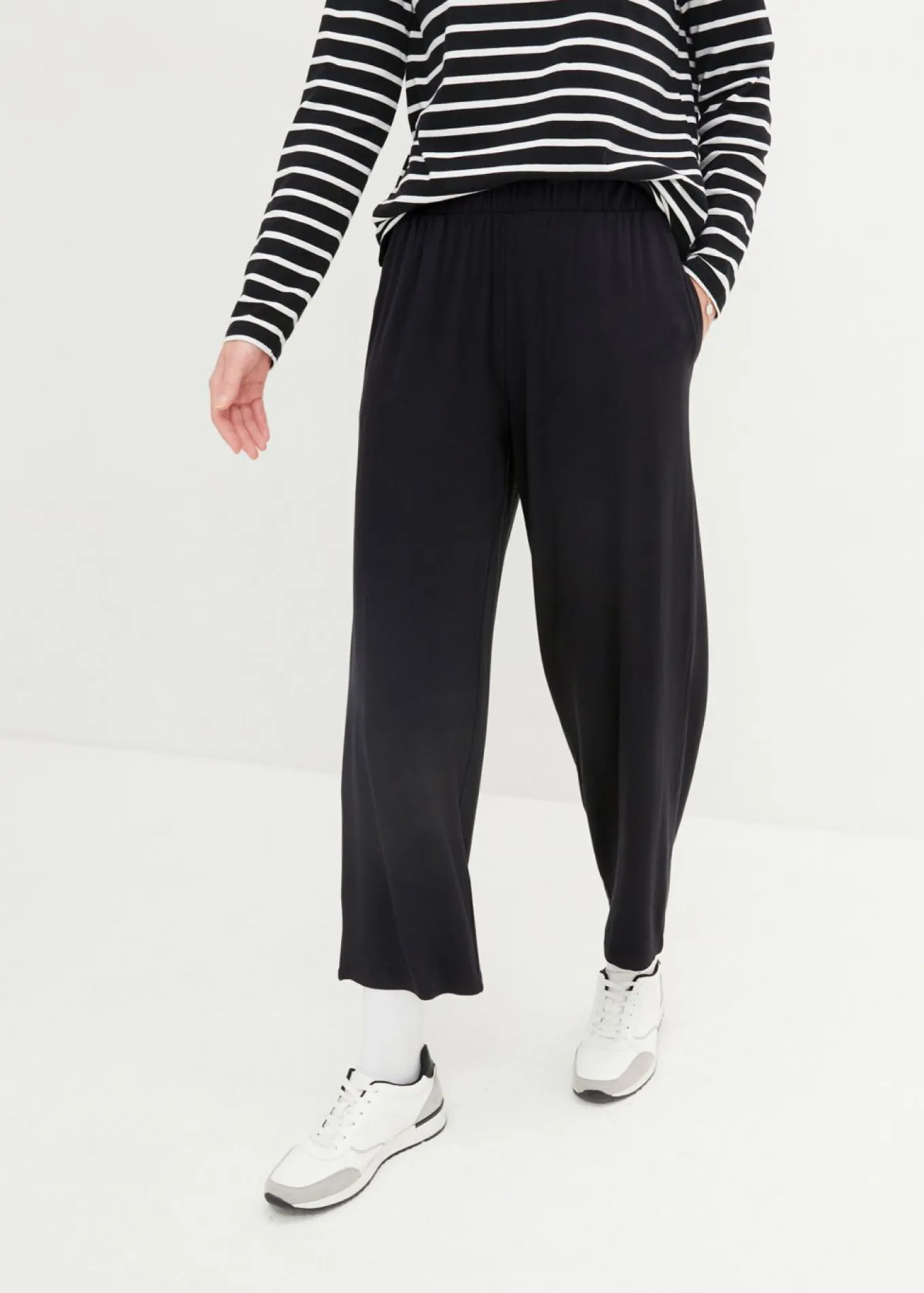 Pantalón capri de talle alto (2 unidades)