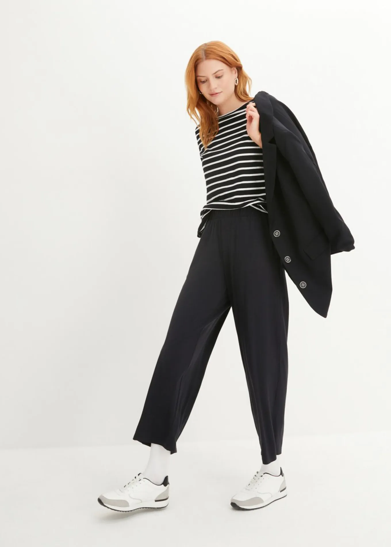 Pantalón capri de talle alto (2 unidades)