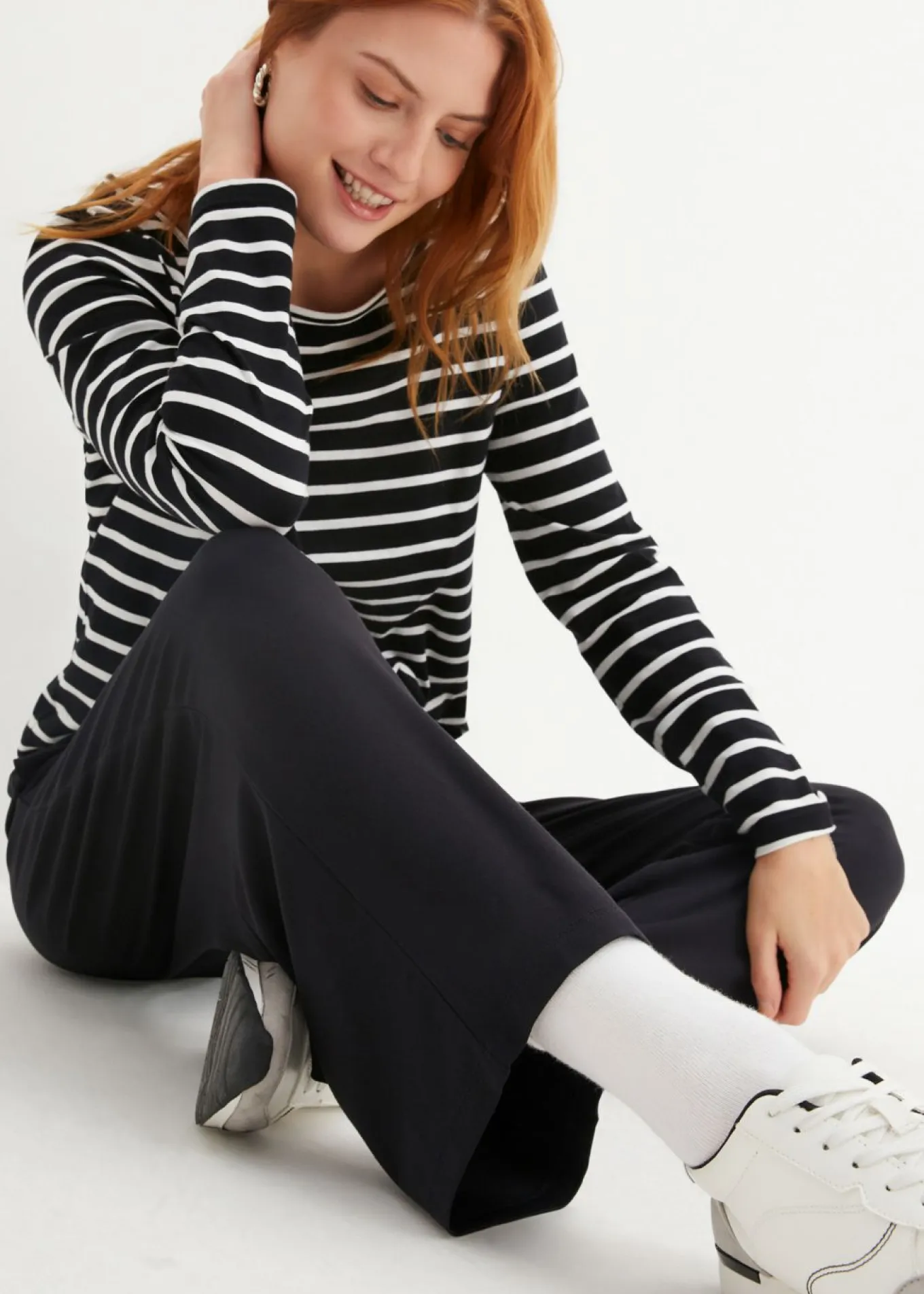 Pantalón capri de talle alto (2 unidades)