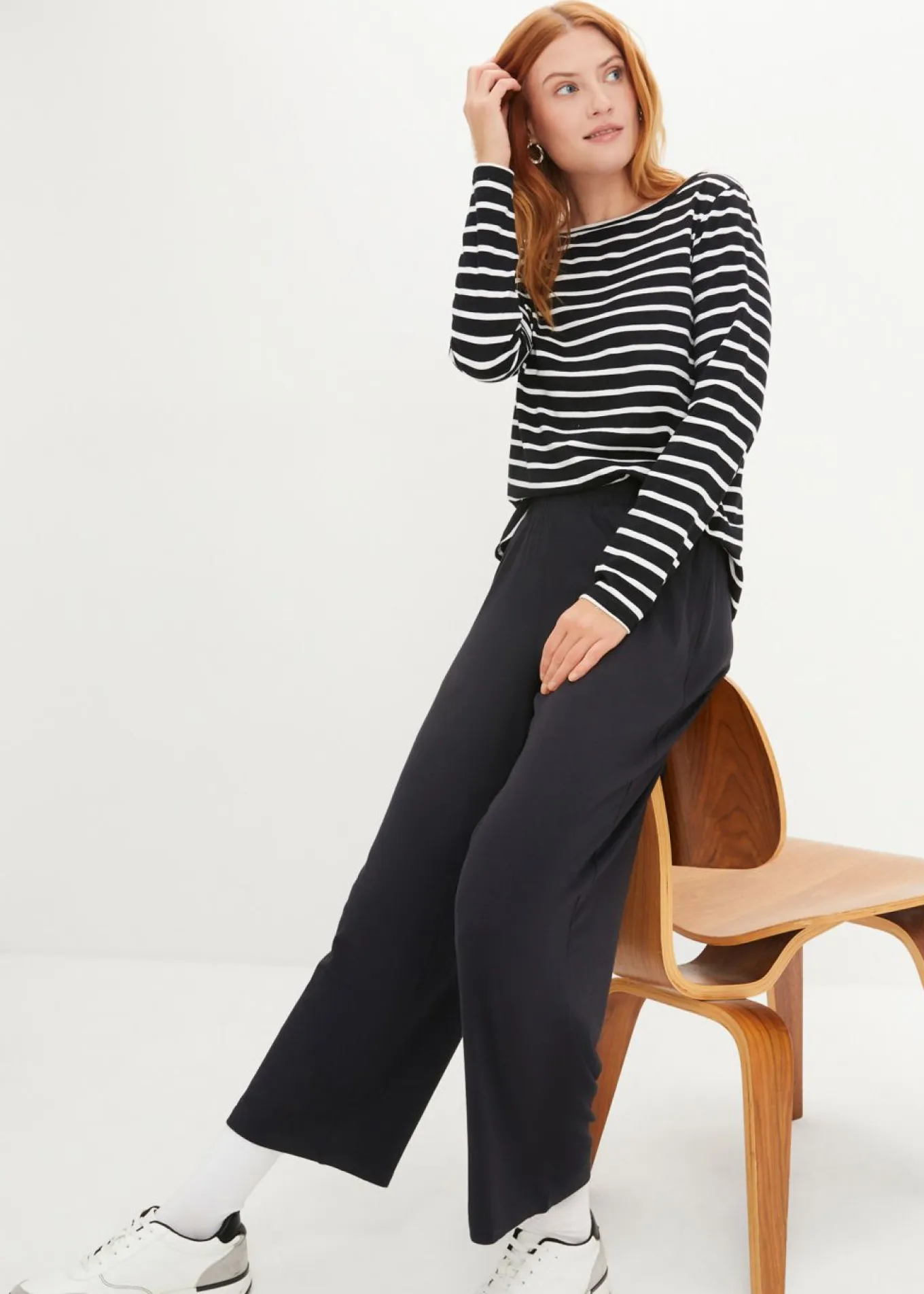 Pantalón capri de talle alto (2 unidades)