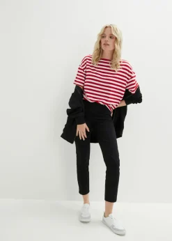 Pantalón capri de tiro alto