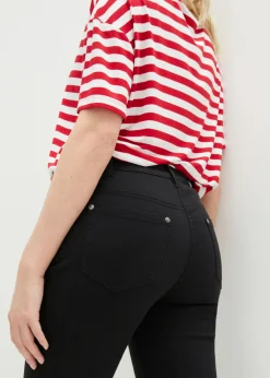 Pantalón capri de tiro alto