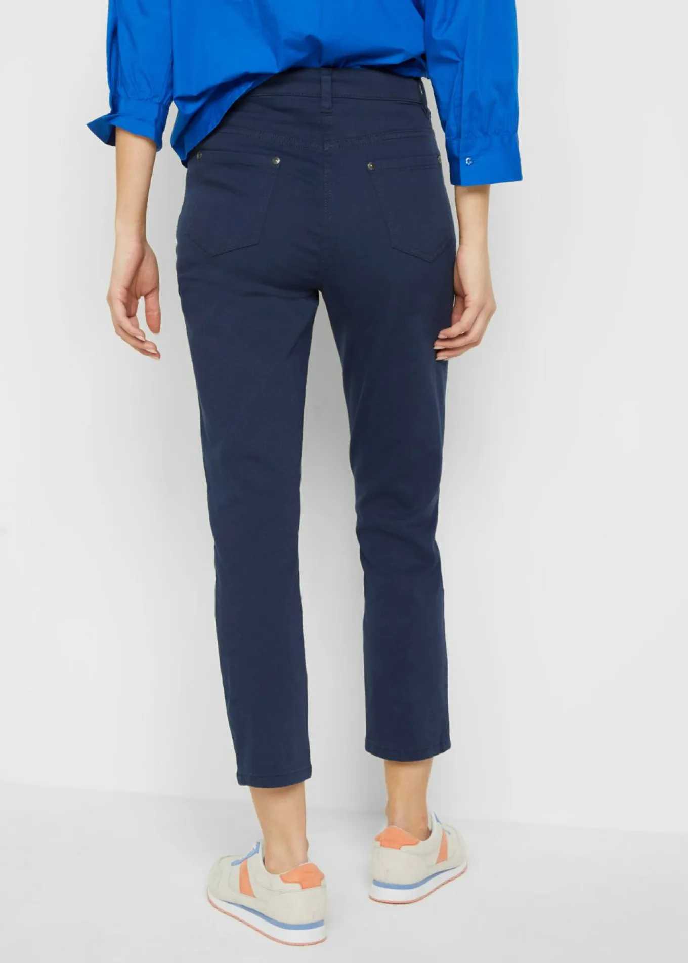Pantalón capri de tiro alto