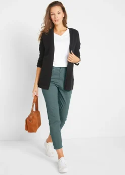 Pantalón capri de tiro alto