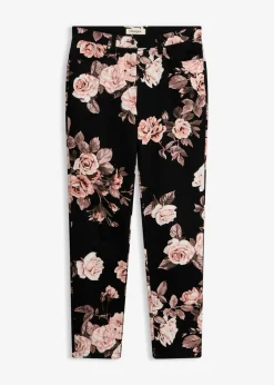 Pantalón capri elástico de algodón