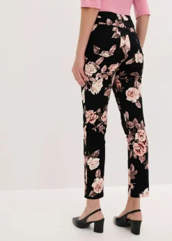 Pantalón capri elástico de algodón