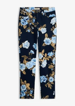 Pantalón capri elástico de algodón