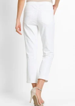Pantalón capri sin cierre con elástico