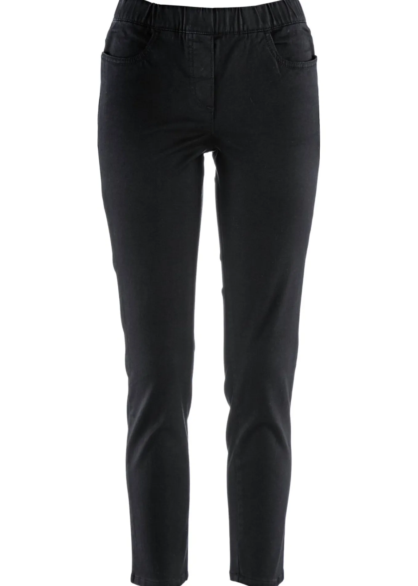 Pantalón capri sin cierre con elástico