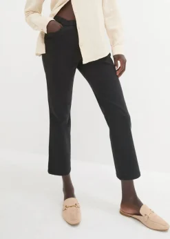 Pantalón capri sin cierre con elástico