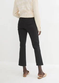 Pantalón capri sin cierre con elástico