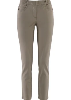 Pantalón capri sin cierre con elástico
