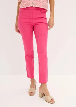 Pantalón capri sin cierre con elástico