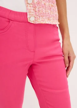 Pantalón capri sin cierre con elástico