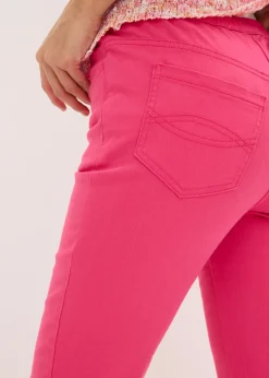 Pantalón capri sin cierre con elástico