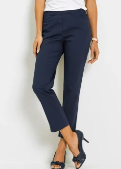 Pantalón capri sin cierre con elástico