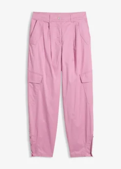 Pantalón cargo de algodón elástico