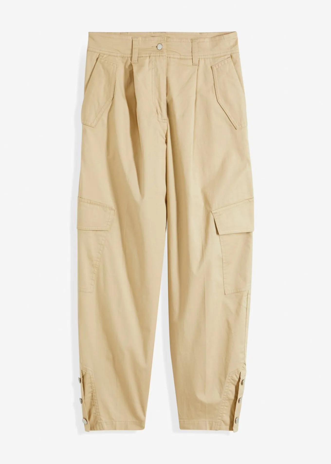 Pantalón cargo de algodón elástico