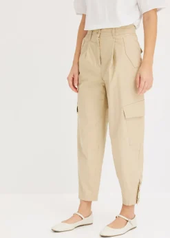 Pantalón cargo de algodón elástico