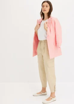 Pantalón cargo de algodón elástico