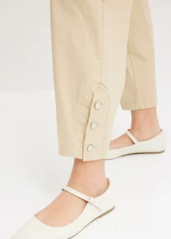 Pantalón cargo de algodón elástico