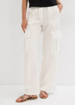Pantalón cargo de mezcla de lyocell fluido