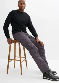 Pantalón cargo, relaxed fit, straight