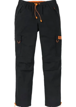Pantalón cargo, sin cierre, relaxed fit, straight